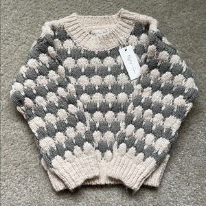 Rylee + Cru Bubble Knit Sweater || Laurel Stripe